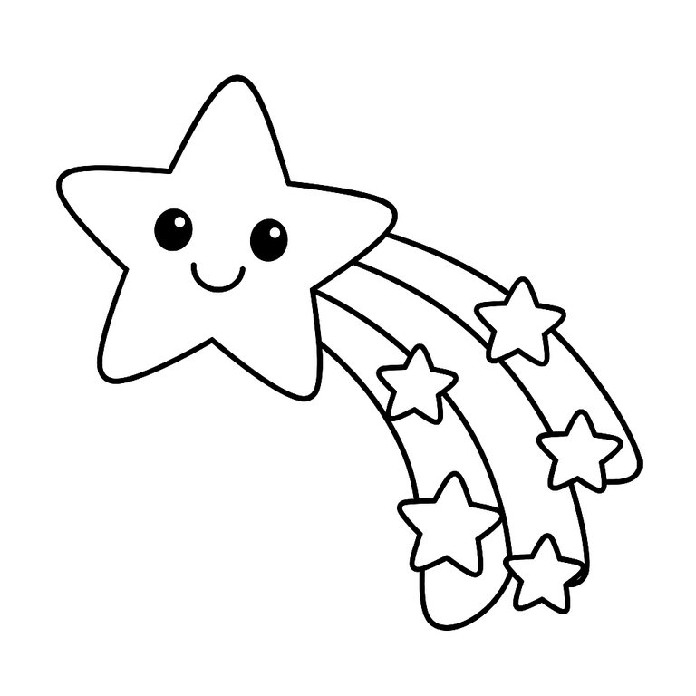 Star coloring page